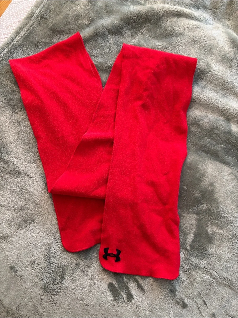 Under Armour Kids Bright Red fleece scarf
